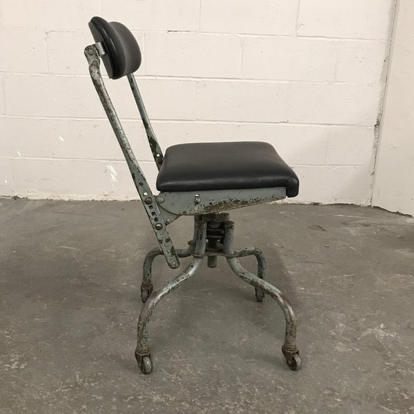 Vintage industrial desk online chair