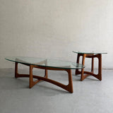 Sculptural Walnut Side Table By Adrian Pearsall, Craft Associates