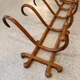 Art Nouveau Beech Bentwood Wall Coatrack By Gebrüder Thonet