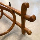 Art Nouveau Beech Bentwood Wall Coatrack By Gebrüder Thonet