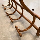 Art Nouveau Beech Bentwood Wall Coatrack By Gebrüder Thonet