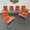 Set of Six Leather "T" Chairs By Katavolos, Kelley & Littell For Laverne Inc.