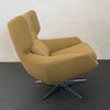 Scandinavian Modern Wingback Egg Swivel Lounge Chair