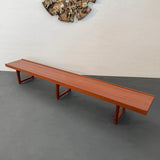 Long Teak "Krobo" Table/Bench By Torbjørn Afdal For Bruksbo, Norway