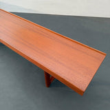 Long Teak "Krobo" Table/Bench By Torbjørn Afdal For Bruksbo, Norway