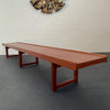 Long Teak "Krobo" Table/Bench By Torbjørn Afdal For Bruksbo, Norway