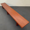 Long Teak "Krobo" Table/Bench By Torbjørn Afdal For Bruksbo, Norway