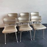 Mid-Century Modern "Gazelle" Aluminum Dining Chairs By Shelby Williams