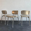 Mid-Century Modern "Gazelle" Aluminum Dining Chairs By Shelby Williams