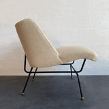 Mid-Century Modern Slipper Lounge Chair By Dan Johnson For Pacific Iron