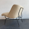 Mid-Century Modern Slipper Lounge Chair By Dan Johnson For Pacific Iron