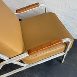 Machine-Age Mid-Century Aluminum Lounge Chair