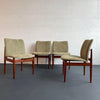 Danish Modern Upholstered Dining Chairs Model 191 By Finn Juhl