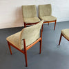 Danish Modern Upholstered Dining Chairs Model 191 By Finn Juhl