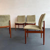 Danish Modern Upholstered Dining Chairs Model 191 By Finn Juhl