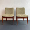 Danish Modern Upholstered Dining Chairs Model 191 By Finn Juhl