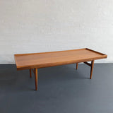 Kipp Stewart & Stewart MacDougal Walnut Tray Top Coffee Table