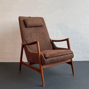 Scandinavian Modern High-Back Armchair By Folke Ohlsson For DUX