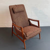 Scandinavian Modern High-Back Armchair By Folke Ohlsson For DUX