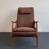 Scandinavian Modern High-Back Armchair By Folke Ohlsson For DUX