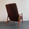 Scandinavian Modern High-Back Armchair By Folke Ohlsson For DUX