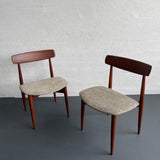 Pair Of Teak Side Dining Chairs By H.W. Klein For Bramin Mobler