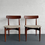 Pair Of Teak Side Dining Chairs By H.W. Klein For Bramin Mobler