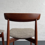 Pair Of Teak Side Dining Chairs By H.W. Klein For Bramin Mobler