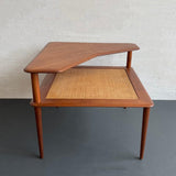 Danish Modern "Minerva" Corner Table By Peter Hvidt And Orla Mølgaard-Nielsen