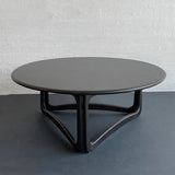 Mid-Century Modern Ebonized Coffee Table By Warren C Church For Lane Perception