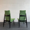 Pair Of Mid-Century Modern Highback Accent Chairs