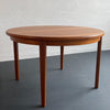 Scandinavian Modern Round Teak Dining Table