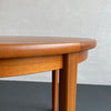 Scandinavian Modern Round Teak Dining Table