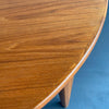 Scandinavian Modern Round Teak Dining Table