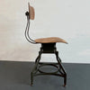 Industrial Adjustable Shop Chair By Toledo Metal Furniture Co.