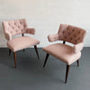 Pair Of Mid-Century Modern Upholstered Armchairs