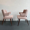 Pair Of Mid-Century Modern Upholstered Armchairs