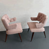 Pair Of Mid-Century Modern Upholstered Armchairs