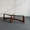 Sculptural Walnut "Bowtie" Coffee Table By Adrian Pearsall For Craft Associates