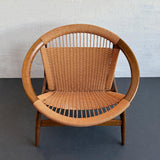 Danish Modern Ringstol Hoop Lounge Chair By Illum Wikkelso