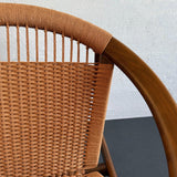 Danish Modern Ringstol Hoop Lounge Chair By Illum Wikkelso