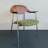 Mid-Century Modern Bentwood Chrome Chair By George Mulhauser For Plycraft