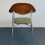 Mid-Century Modern Bentwood Chrome Chair By George Mulhauser For Plycraft