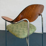 Mid-Century Modern Bentwood Chrome Chair By George Mulhauser For Plycraft