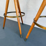 Pair Of Mid-Century Modern Bar Stools