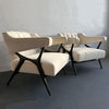 Mid-Century Modern Sculptural Lounge Chairs By Ward Bennett