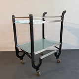 Art Deco Folding Bar Cart Attributed to Donald Deskey