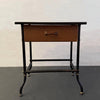 Industrial Black Laminate Top Mail Room Work Table