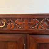 Craftsman Carved Oak Sideboard Credenza By Old Hickory Furniture Company