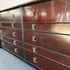 Low-Boy Dresser With Nickel X-Shaped Pulls By Paul Frankl For Johnson Furniture